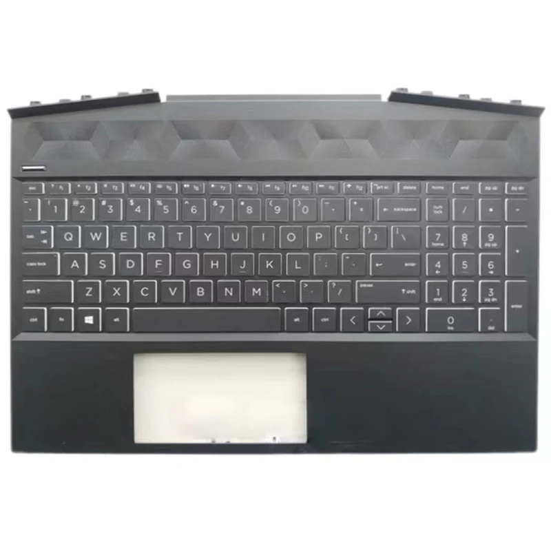 Imagem -04 - Teclado Original para hp Gaming Pavilion 15-dk 15t-dk 15-dk0126tx Tpn-c141 Palmrest Superior Habitação Gamer Laptop Case Substituição