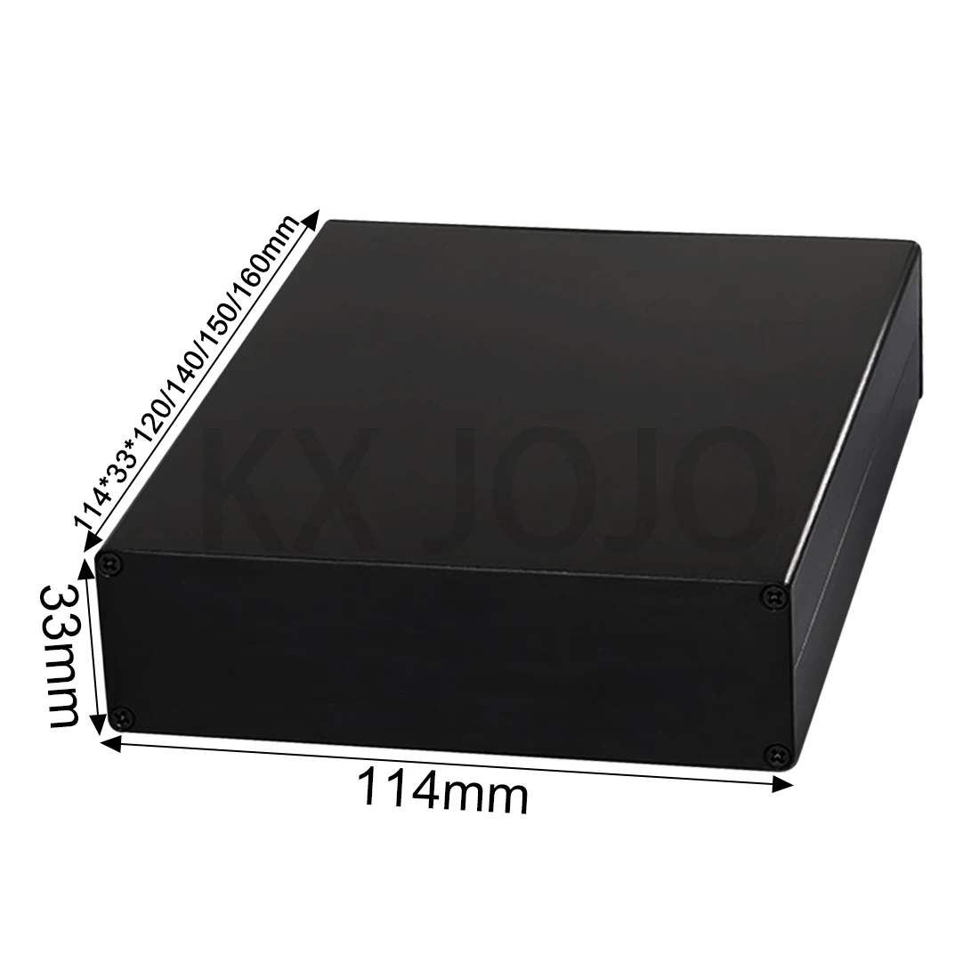 

Aluminum Enclosure 114*33*120/140/150/160mm Split Waterproof Case PCB DIY Instrument Electronic Project Protective Box