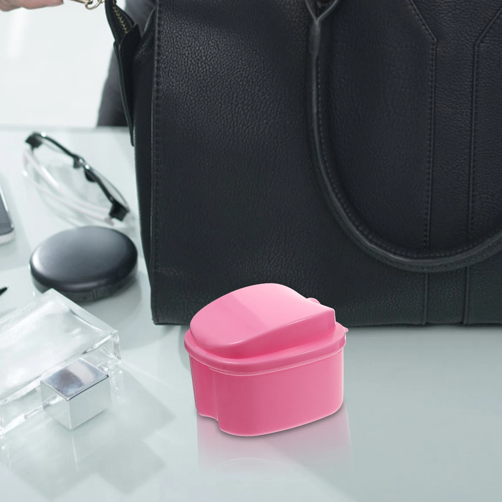

3pcs Storage Box PP Travel Size False Teeth Container Case Portable Compact Design Suitable Indoor Outdoor Use