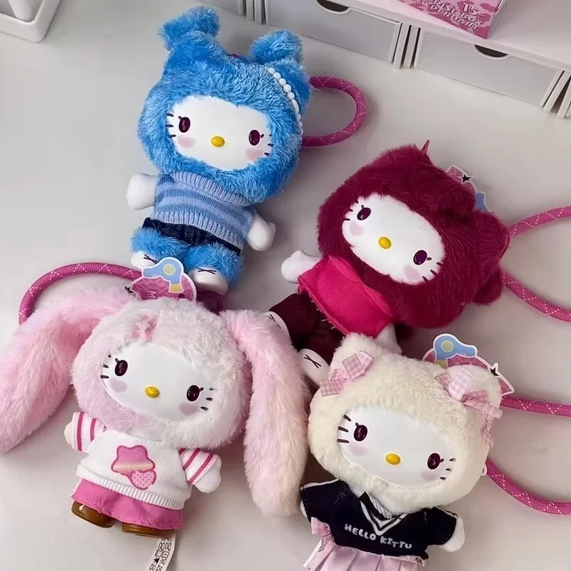 Genuine Hello-Kitty Pop Star Velvet Pendant Series Blind Box Vinyl