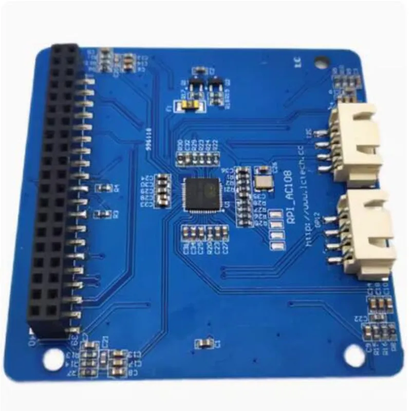 4 mikrofon AC108 dekoder dźwięku moduł głosowy rozpoznawania dźwięku I2C interfejs IIC 3.3V/5V dla Raspberry Pi ZERO/ZERO W/2B/3B/3B +/4 — zdjęcie produktu 4