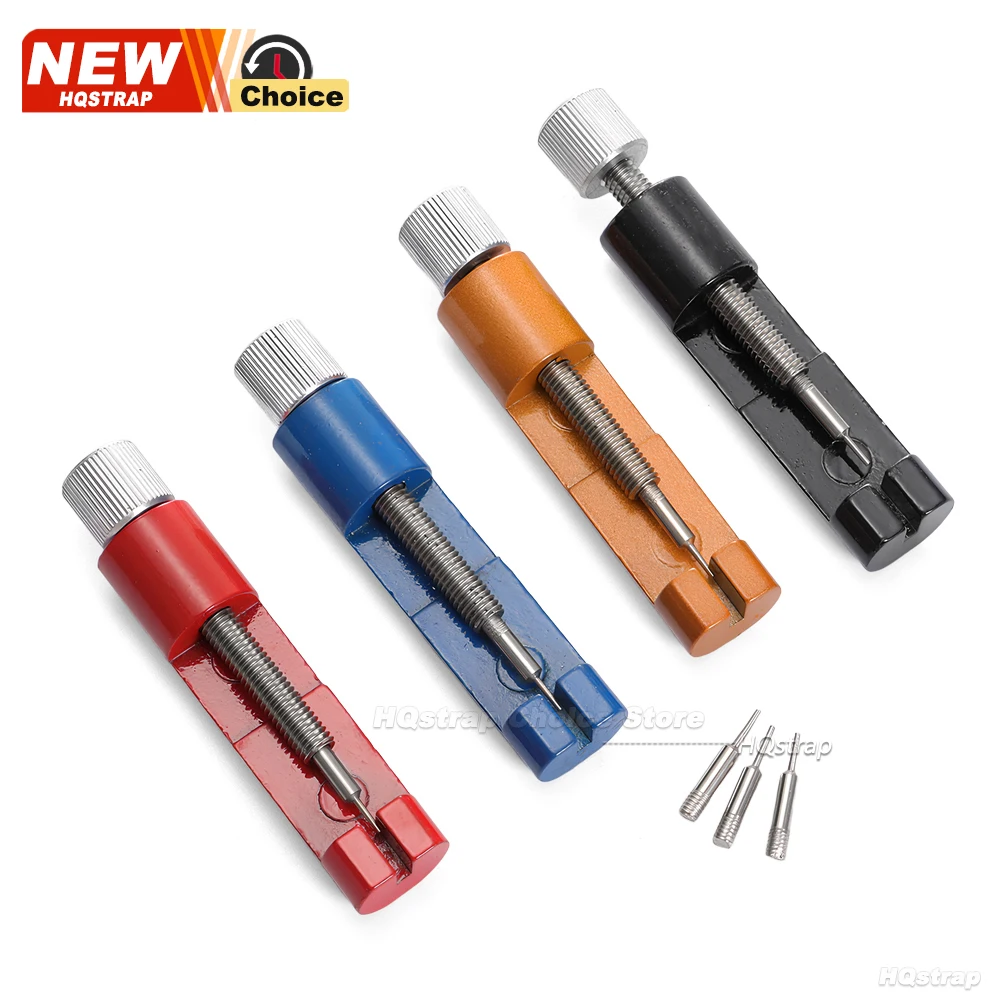 1/2pcs Repair Tool Watch Band Strap Link Pin Remover Kit for Watchmakers with 3 Extra Pins Watchband Adjust Length Tools