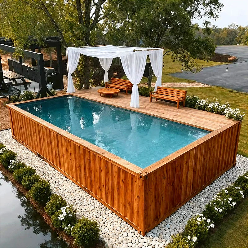 Standard Modular Container Pool Simple Assembly Process Customized Configuration for Easy Installation and Use High Quality Sale
