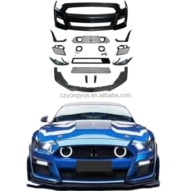 

Dream Garage GT500 Bodykit Front Bumper Assy Upgrade Facelift GT500 Body Kit For Mustang 2015 2016 2017