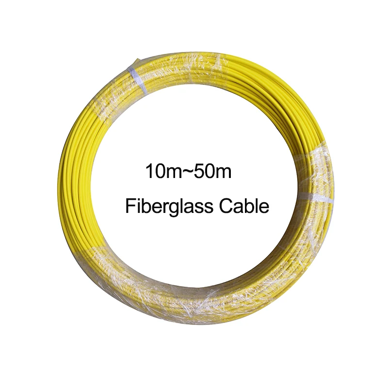 10m-50m 5.2mm Fiberglass Hard Cable for Pipe Inspection Camera ,Drain Sewer Pipeline Industrial Endoscope Line,TIMOOK