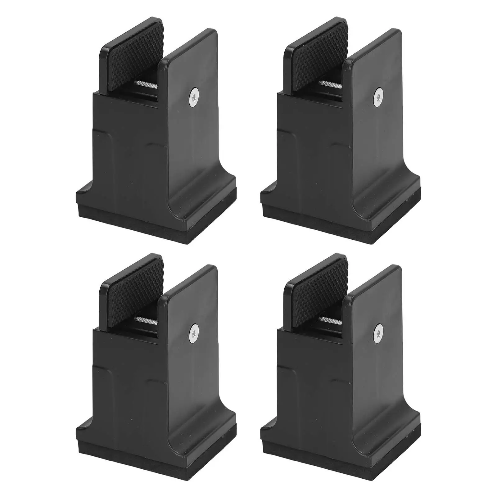 Adjustable Bed Risers -Anti-Slip Furniture Frame Lifters for office for cabinets , Space Saver.