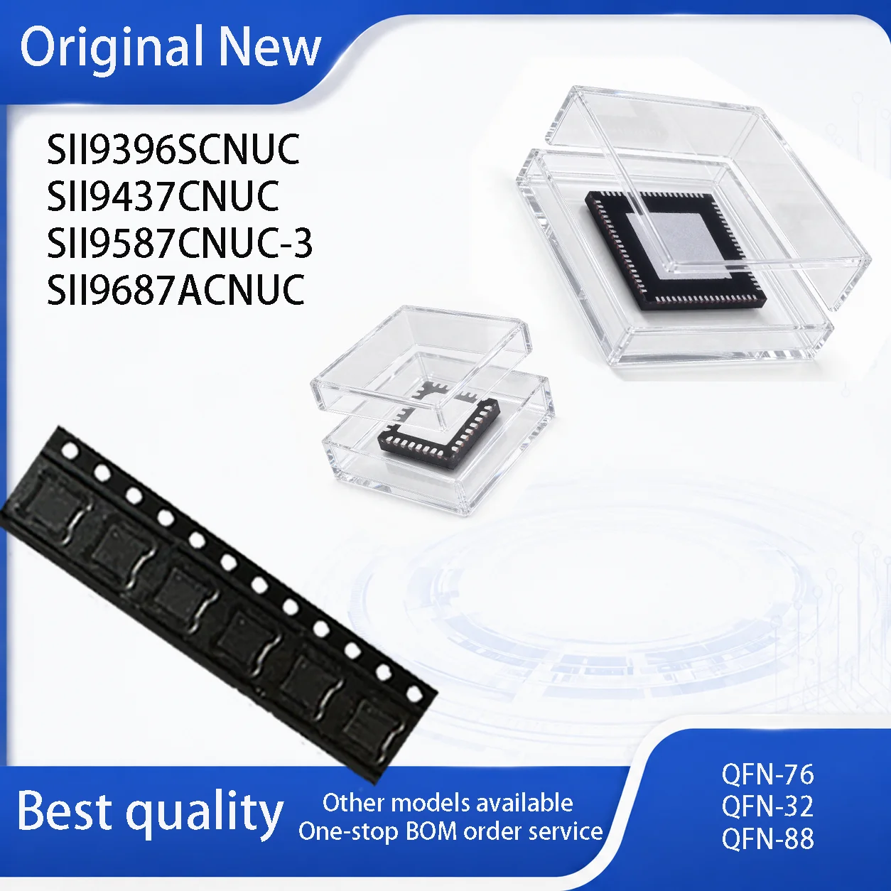 (2-5 PCS)NEW SII9396SCNUC SII9437CNUC SII9587CNUC-3 SII9687ACNUC QFN IC CHIP