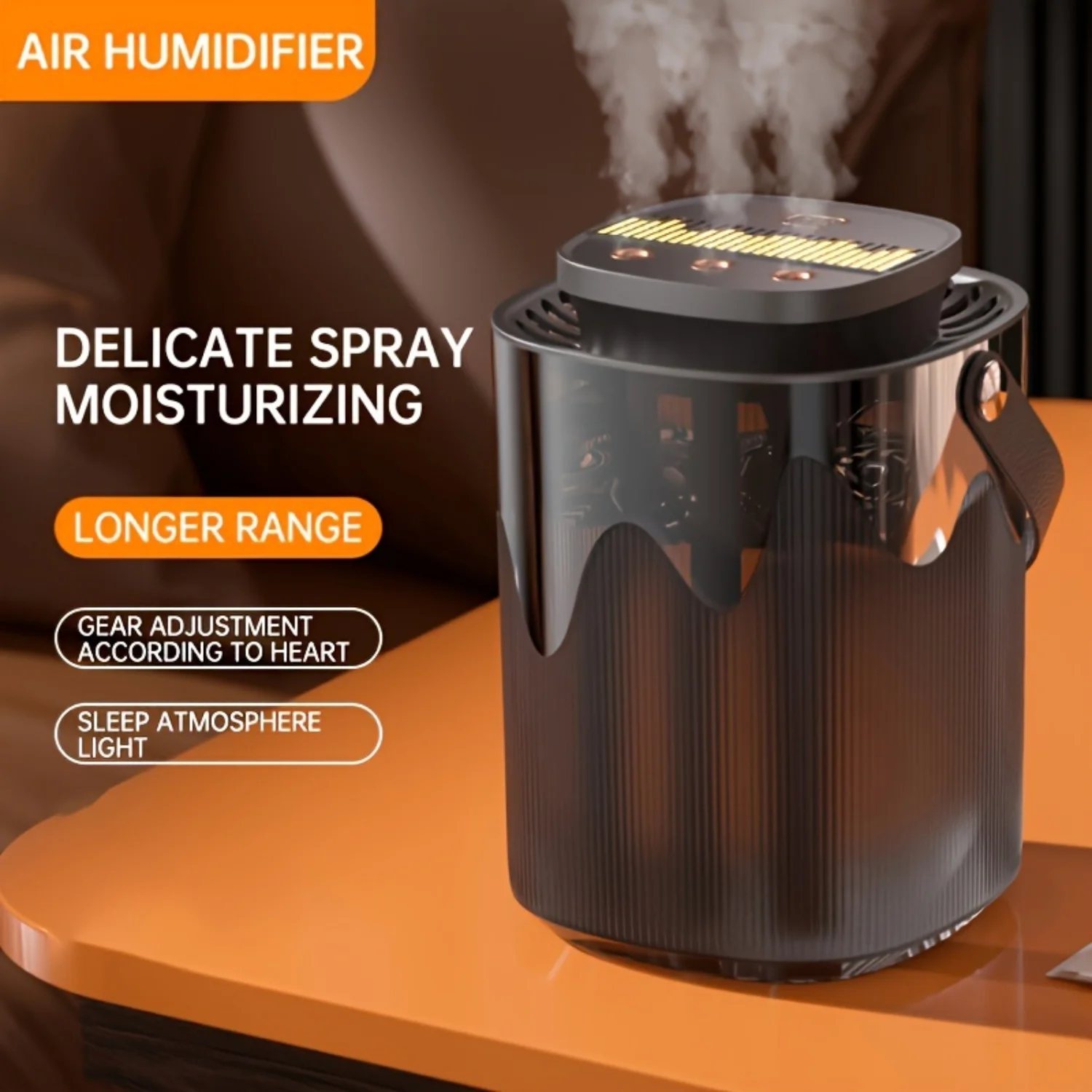 Umidificatore USB a 3 ugelli di grande capacità - Simpatico arredamento estetico per la stanza - Autunno Inverno Essenziale