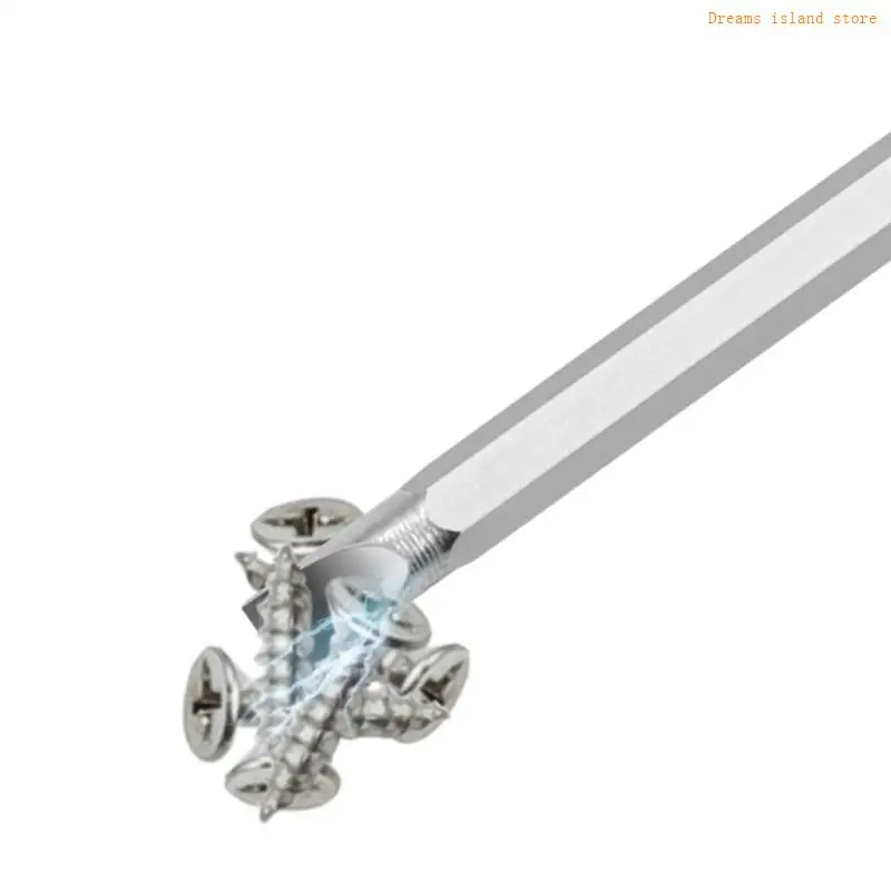 ฟังก์ชั่นสองฟังก์ชั่น nonslip handle ไขควงพร้อมปลายแม่เหล็กสำหรับบ้านที่มีประสิทธิภาพ DIY และการซ่อมอย่างมืออาชีพใช้ hx6c