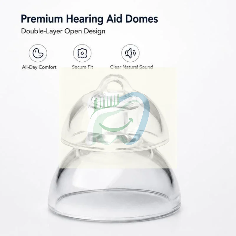 12Pcs Durable Hearing Aid Replacement Ear Tips 8mm 10mm 12mm Universal Fit ReSound Hearing Aids For Long Term Daily Use