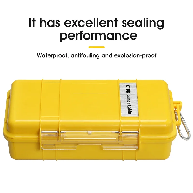 Eliminador de zona muerta SC/UPC-SC/APC OTDR, anillos de fibra, caja de cable de lanzamiento OTDR de fibra óptica 150M ~ 2km SM 1310/1550nm