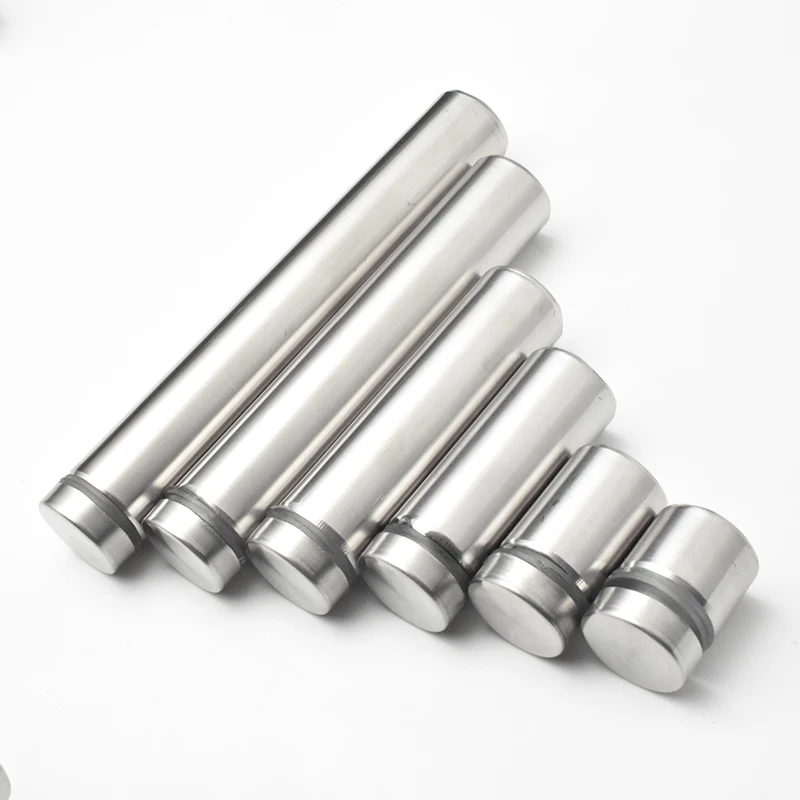 4/ 6pcs Glass Fasteners Durable Stainless Steel Acrylic Advertising Bracket Pins Billboard Fixing Screws Bracket