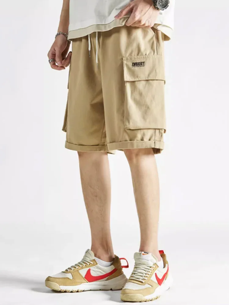 Summer outdoor workwear trend big pocket baggy men\'s shorts casual pants