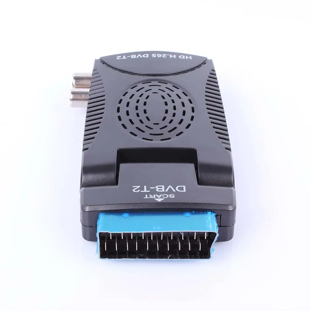 جهاز استقبال التلفزيون في أوروبا ، جهاز فك التشفير TDT ، HEVC ، جهاز فحص صغير 10 بت ، جهاز فك التشفير الأرضي H.265 HD ، جهاز EPG مع منفذ HD ، إسبانيا