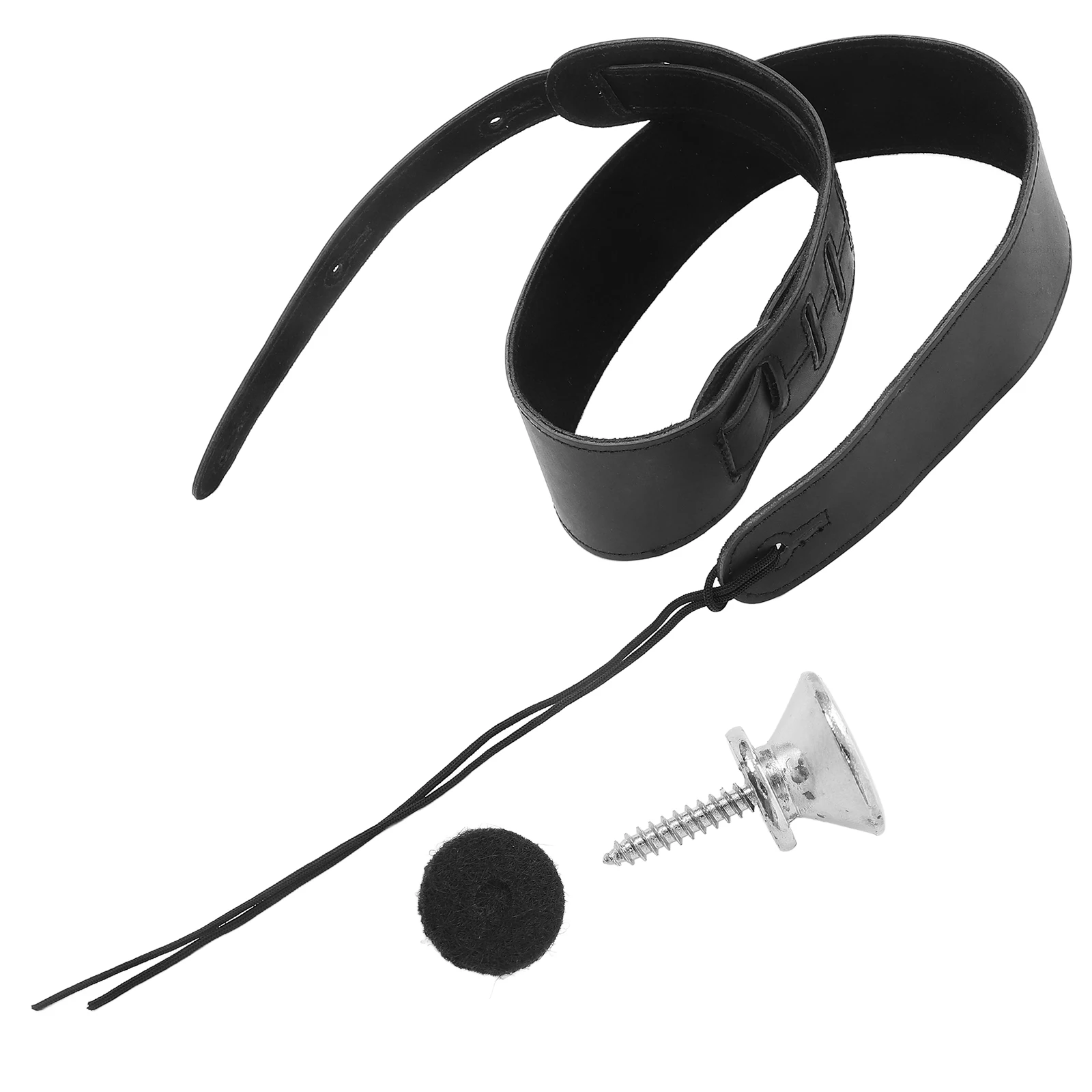 

Guitar Strap Breathable Bass Decor Coat Hanger Practical Premium Cowhide Accessory