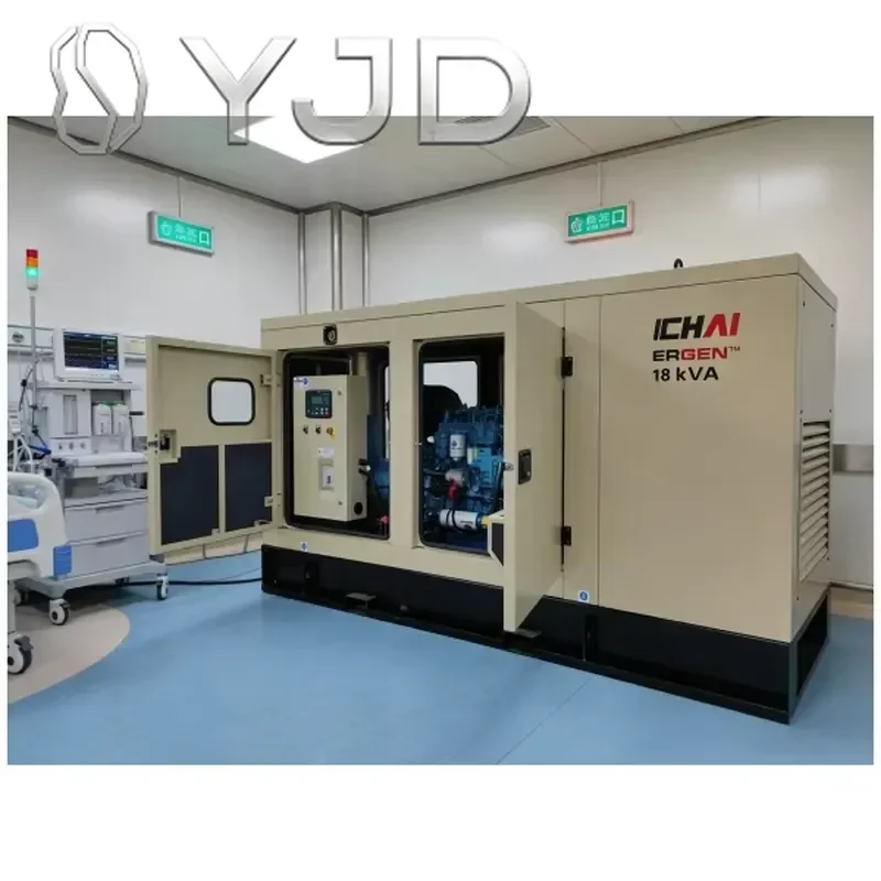 YJD Portable Silent Diesel Generator Sets 16KW 18KW 20KW Home Emergency Backup Power Supply with ATS 50Hz