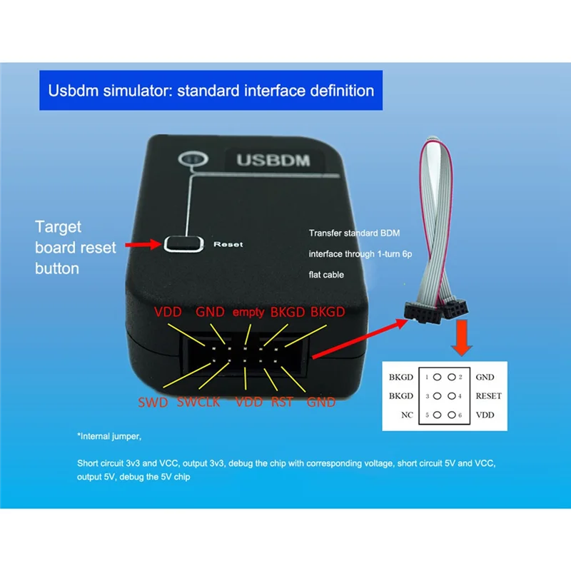 BDM/USBDM/OSBDM 8/16/32 for Freescale Programmer Emulator XS128 Full Color Integrated Circuits