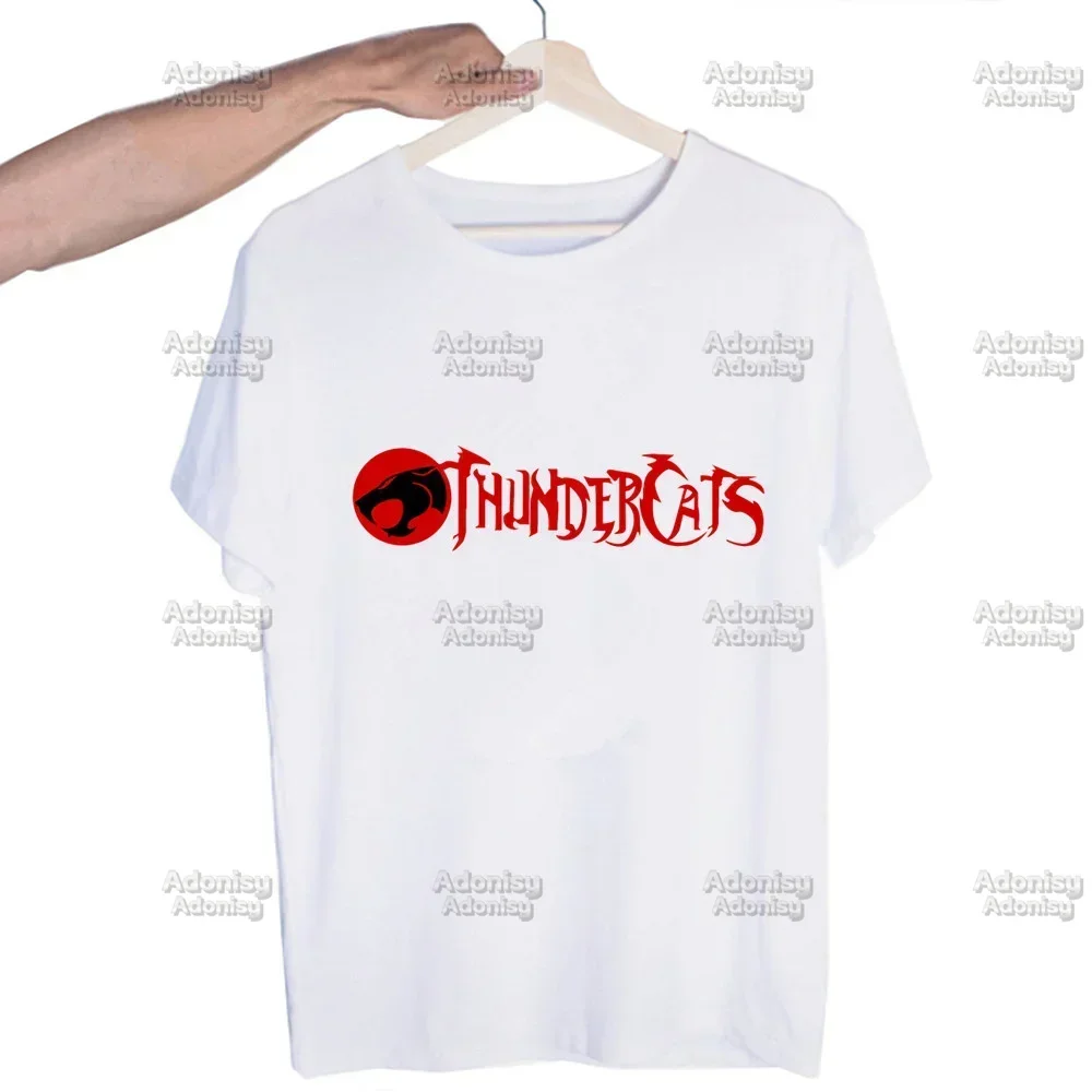 Thundercats Thunder Cats Lion Cat Thunder Cartoon Harajuku Man Tees Shirt Tops Design Short-Sleeved Aesthetic Anime T Shirt