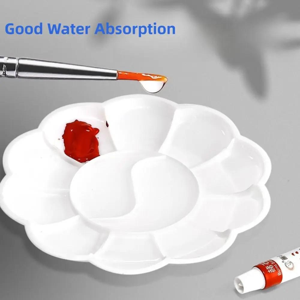 

10/50PCS Flat Head/Pointed Head Oil Painting Brush Nylon Hair Long Rod Set Painting Watercolor Brush Art Painting Supplies