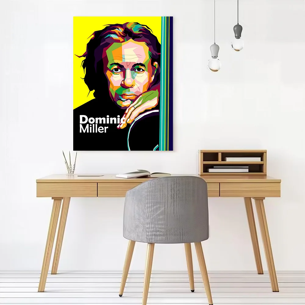 Dominic Miller Canvas Poster Wall Art Customizable High Quality Printed Picture for Decoration Living Room Decorating Interior