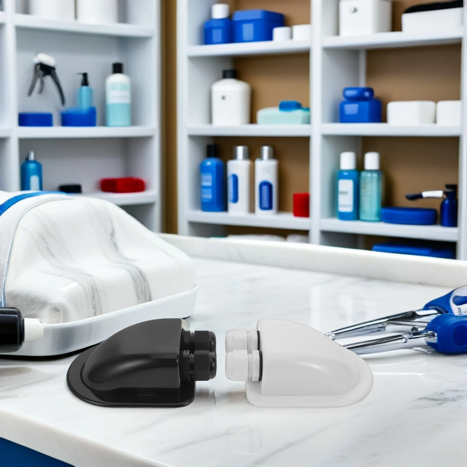 

2Pcs Waterproof ABS Solar Panel Junction Box Easy DIY Setup for Rvs Yachts Black White Wire Entry Glands Wire Entry Gland