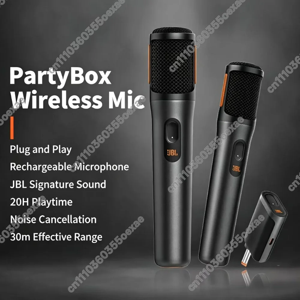 JBL Wireless Mic Compatible with PartyBox Series Bluetooth Speaker