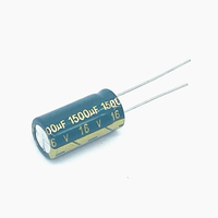 10PCS 16V1500UF ALUMINUM ELECTROLYTIC CAPACITOR 1500UF 16V COMMON COMPUTER MOTHERBOARD CAPACITOR 10*20MM NEW