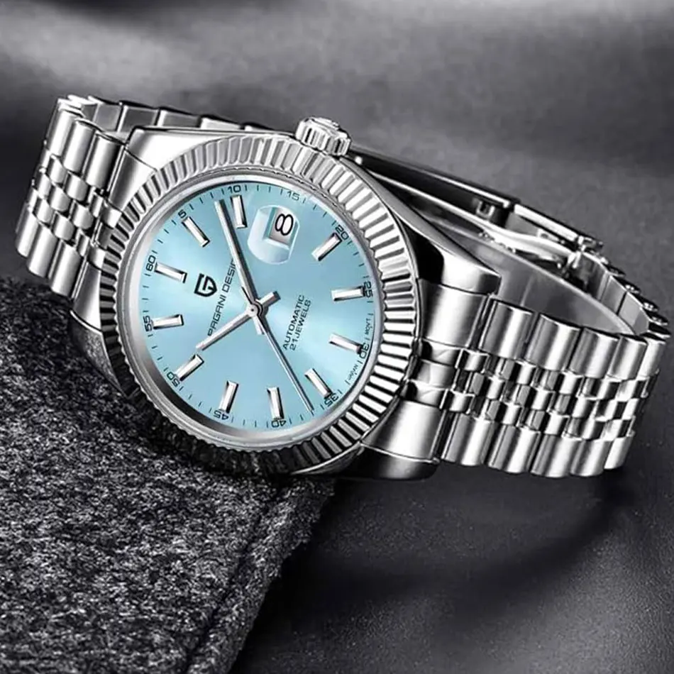 PAGANI DESIGN часы для мужчин 42 мм механические часы из нержавеющей стали 100 м водонепроницаемые мужские часы лучший бренд мужские автоматические наручные часы