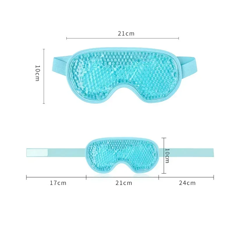 젤 비드 SPA 쿨링 아이 마스크, 재사용 가능한 콜드 압축 아이스 팩, 수면 눈 쿨링 패드, 페이셜 리프팅 스킨 케어 도구