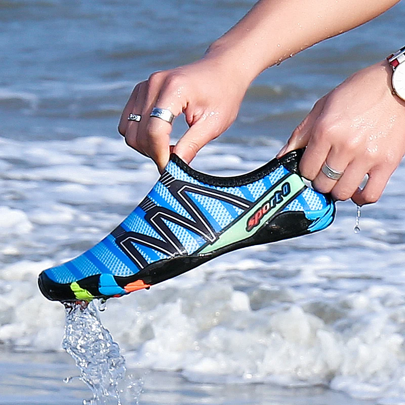 Sporty wodne męskie boso buty do wody unisex pływanie damskie buty na plażę na świeżym powietrzu buty do biegania na siłownię dziecięce trampki