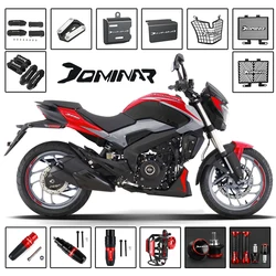 For BAJAJ DOMINAR 250 DOMINAR 400 2017-2023 Motorcycle Accessories NEW Radiator Grille Guard Cover And Headlight Guard Protector