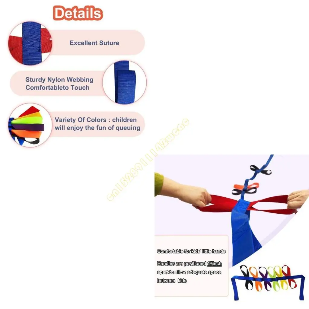 

Nylon Rope Running Rope Toddlers Running Rope Colourful Running Rope for Preschool Nurseries School Child Outdoor DXAD