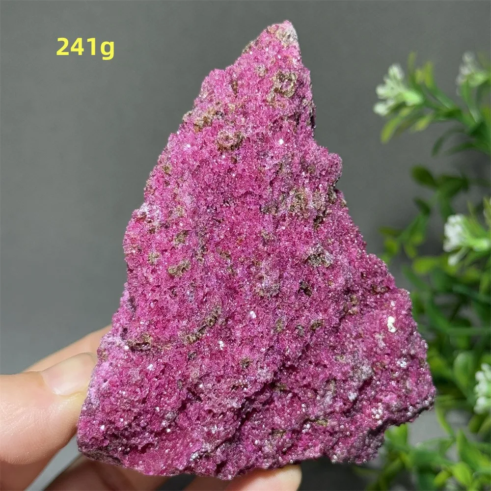 Natural Red Corundum Ruby Rough Mineral Specimen Energy Meditation Healing Prayer Home Office Feng Shui Ornaments Gifts - view 6