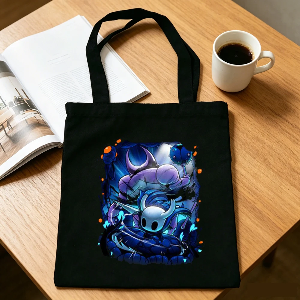 Hollow Knight tote bag grocery y2k totebag einkaufstasche foldable femme