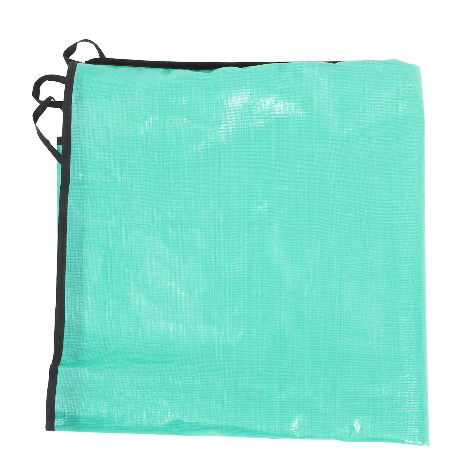 Waterproof Yard Garden Pruning Tarp Heavy Duty 200x200cm Center Hole for Tree Trimming Leaf Collection Outdoor Landscape