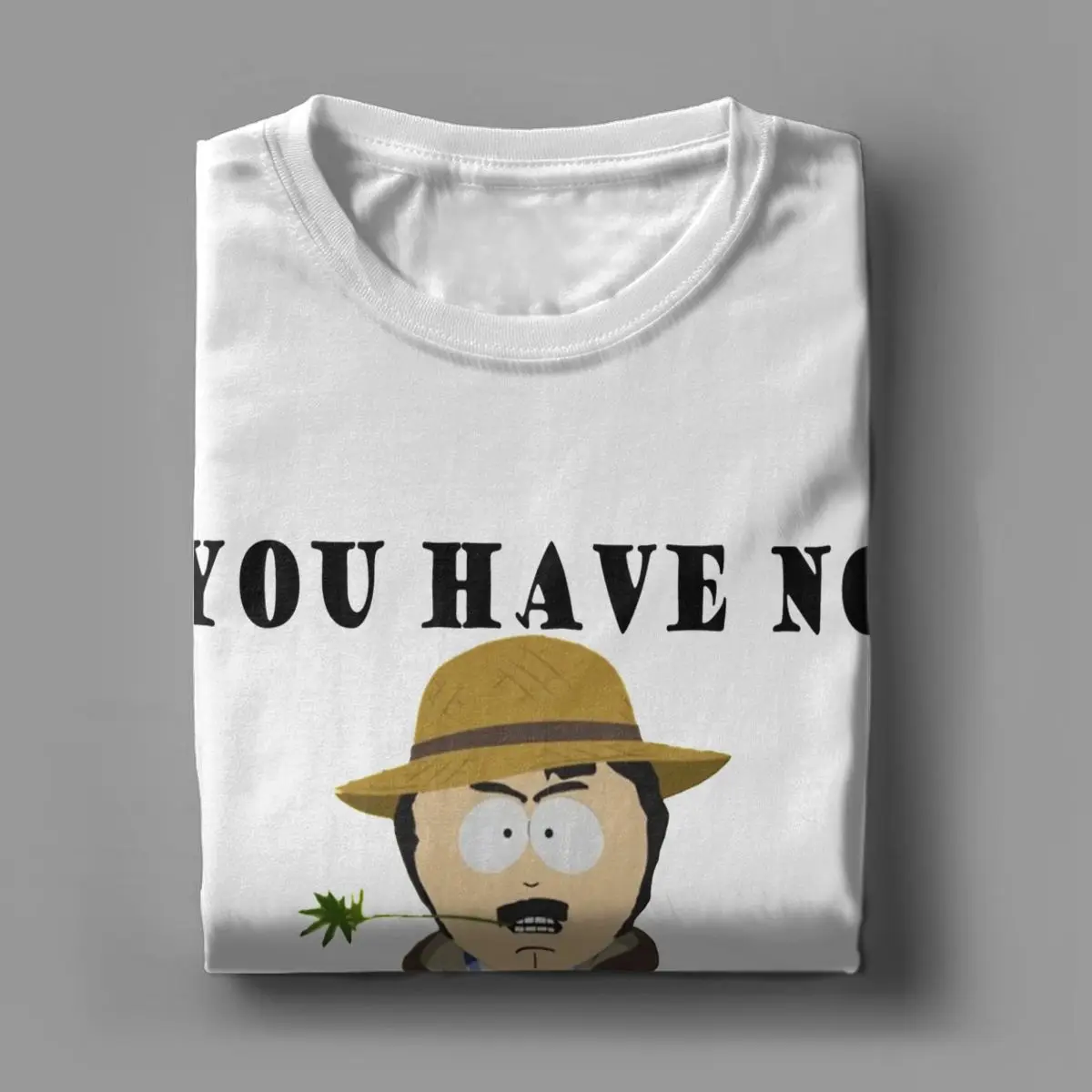 ساوثز باركس راندي مارش التي شيرت الرجال القطن قمم Kawaii Crewneck قصيرة الأكمام