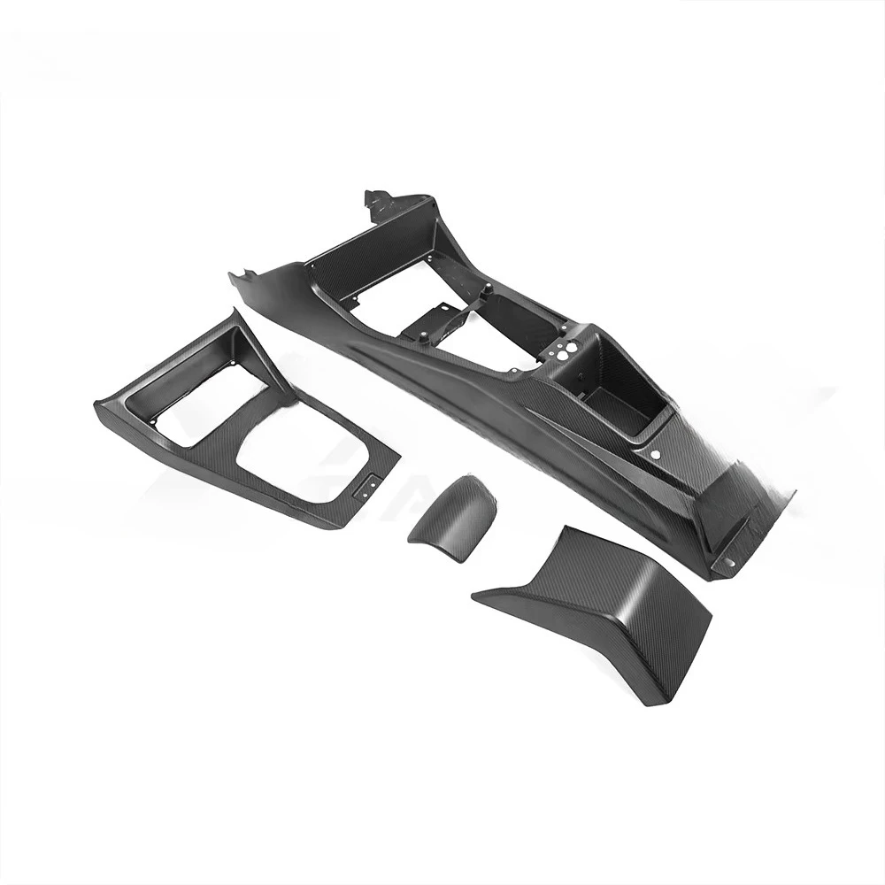 XTREME Dry Carbon Fiber Center Console Trim KB Style Gear Shift Console Trim for  M3 M4 G80 G81 G82 Interior Console Panel