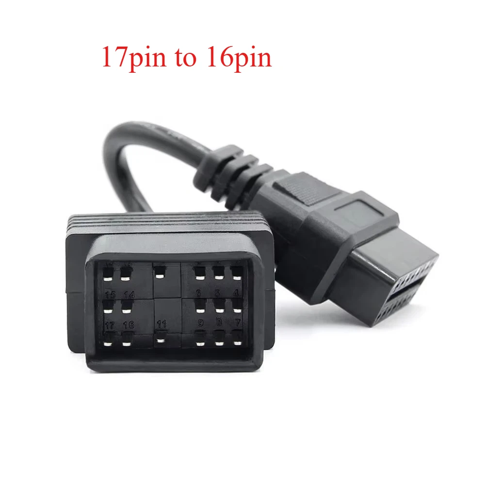 OBD Adapter 17PIN to 16PIN /22PIN to 16PIN for choose OBD2  Connector Cable Compatible for Toyota Cars