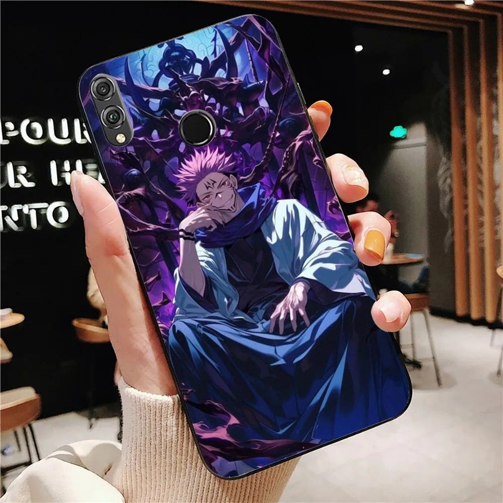 Jujutsu kaisen gojo capa de telefone para huawei honor 10 lite 9 20 7a 9x 30 50 60 70 pro plus capa de silicone macio