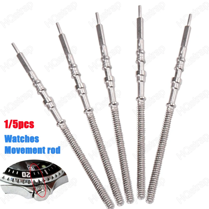 1/5 stücke Uhren Bewegung Stem für NH35 NH36 NH38 NH39 Uhr Reparatur Werkzeug Uhren Bewegung Stange Uhr Stem Ersatzteile zubehör