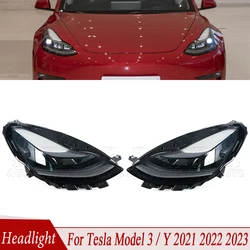 For Tesla Model 3 Model Y 2021 2022 2023 Car Headlight Assembly Front Bumper Headlamp Head Lamp Fog Light 151495200C 151495300C