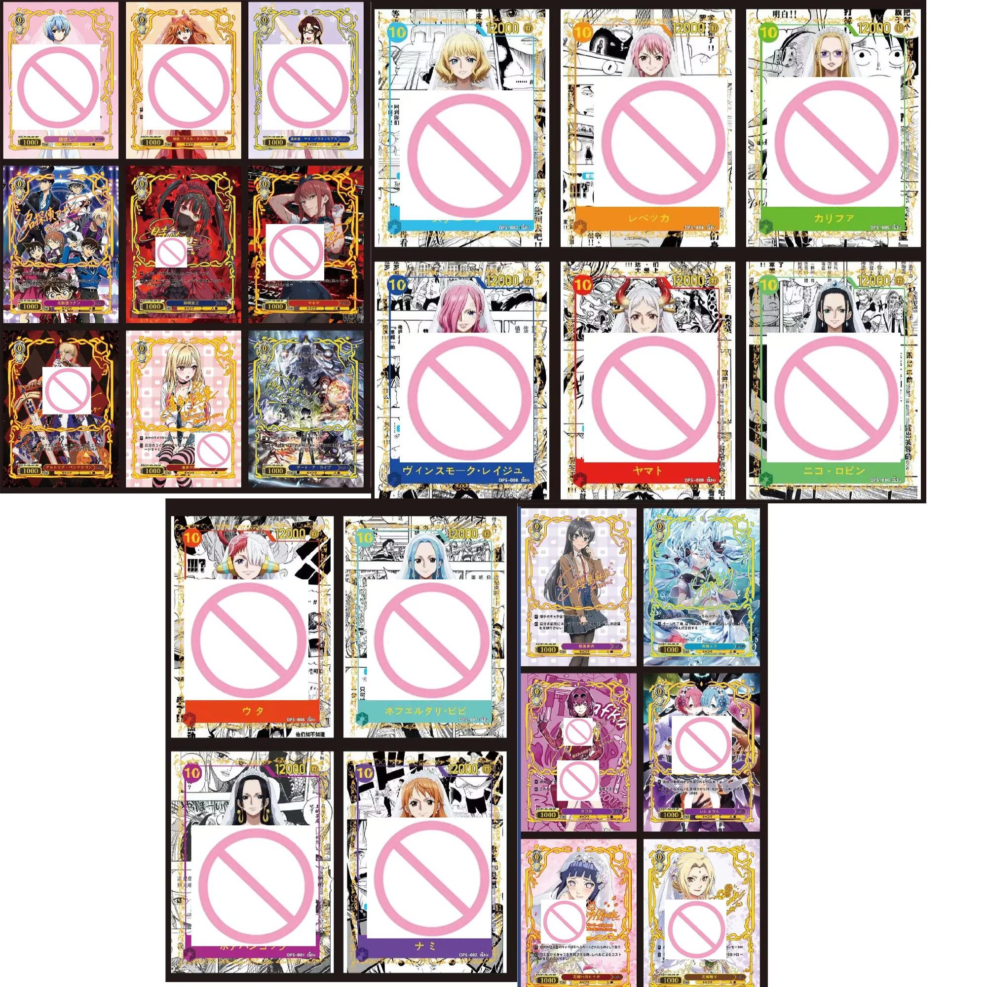 

Diy Self-control One Piece Opcg Boa·Hancock Hyūga Hinata Nico Robin Nami Waifu Card Anime Collection Cards Gift Toys