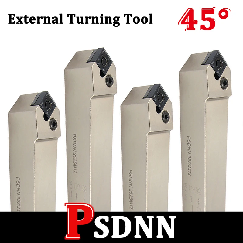 1PCS PSDNN1616H12 PSDNN2020K12 PSDNN2525M12 Cnc External Tool Holder Turning Tools PSDNN For Carbide Inserts SNMG