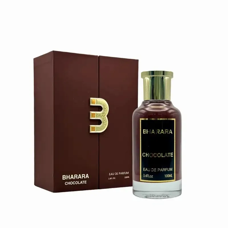Bharara Chocolate Eau de Parfum: Rich Brown Liquid, Decadent Sweet Scent for Unisex