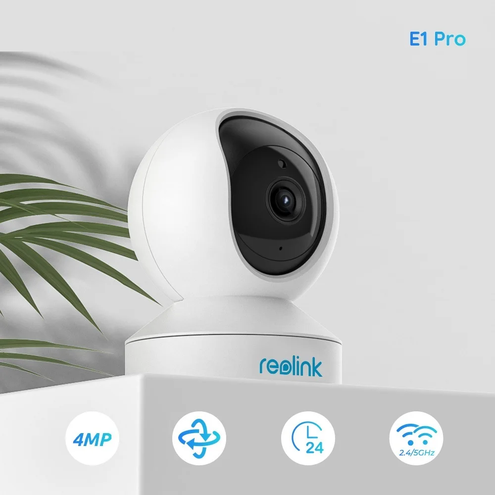 New 2k WiFi Camera Pan&Tilt 2-Way Audio baby monitor Motion Detection 2.4G/5Ghz Smart Home Video Surveillance E1 Pro camera