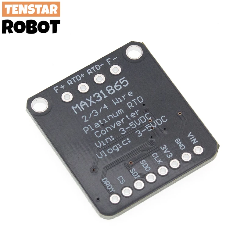 TSTARDEV MAX31865 أسود PT100/PT1000 RTD-to-Digital محول مجلس درجة الحرارة الحرارية الاستشعار مكبر للصوت وحدة 3.3 فولت/5 فولت