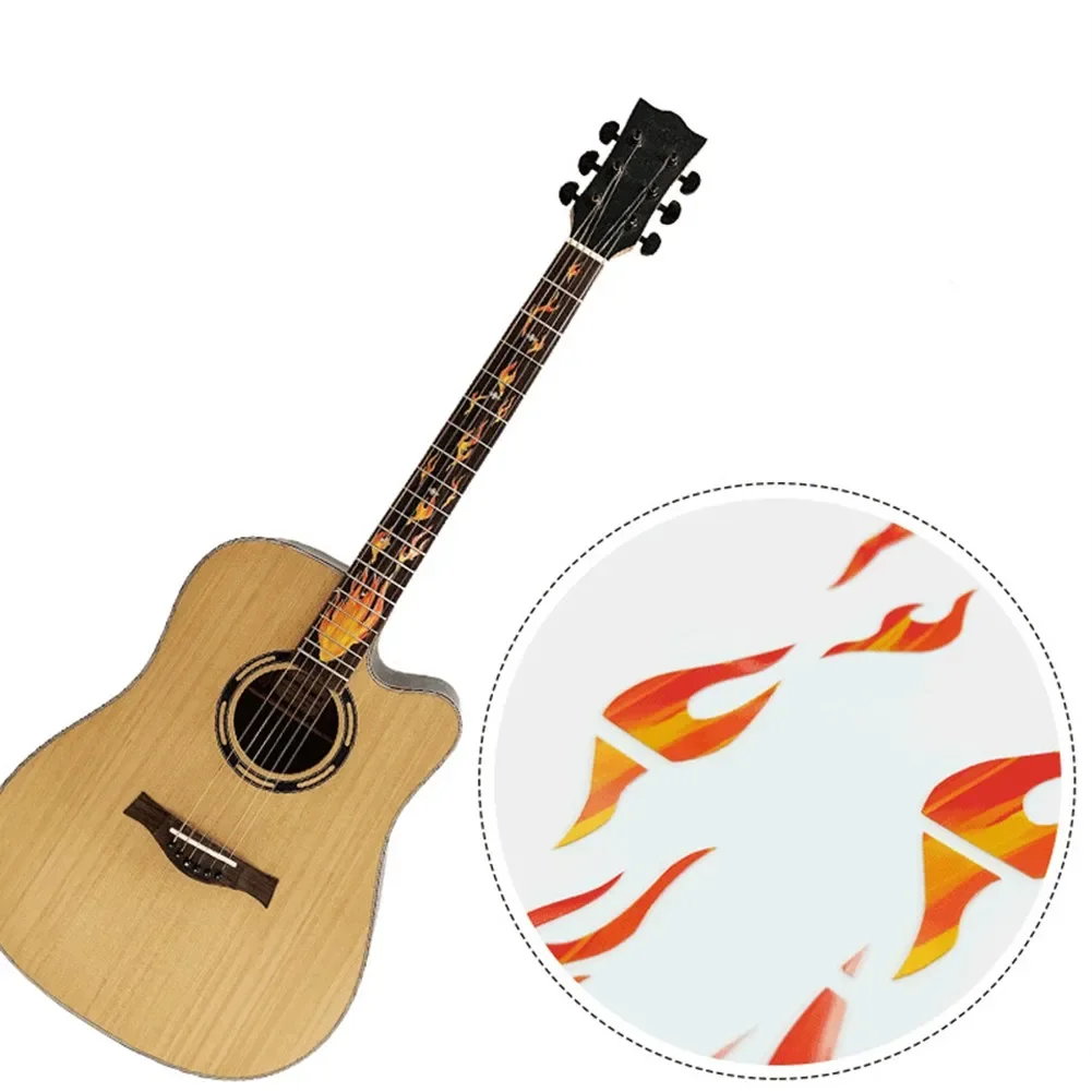 Fretboard Marker Decal DIY Upgrade Your Guitar's Look with Cross Inlay Decals Fretboard Sticker Ultra Thin Design