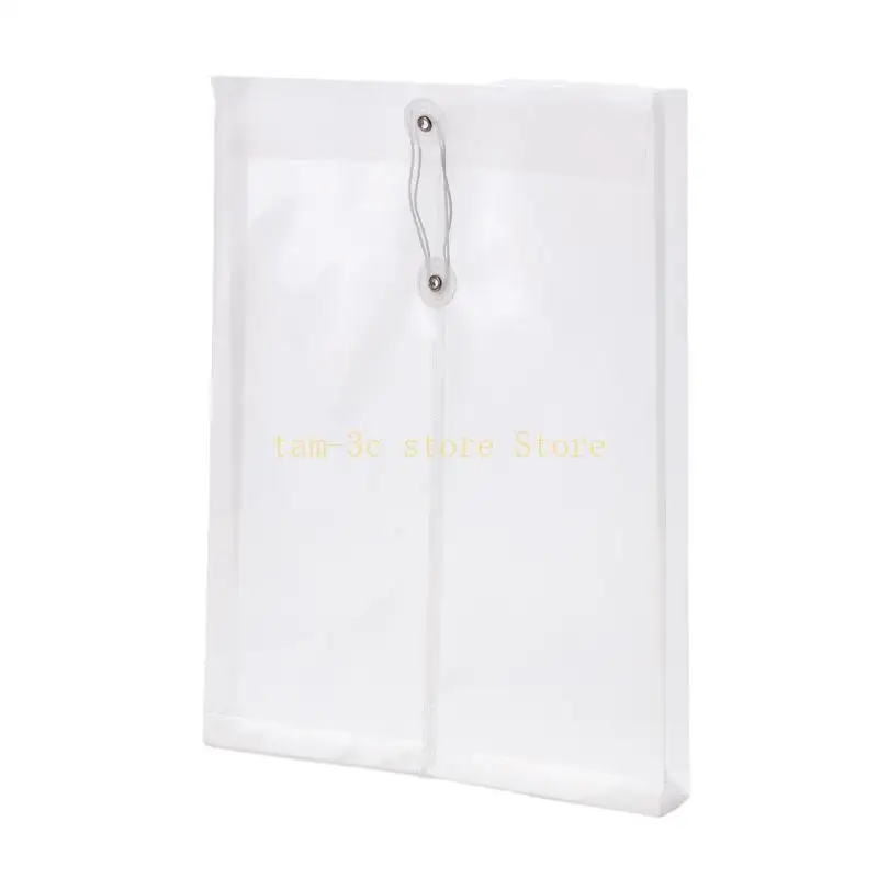 Sacs fichiers transparents, 20 pièces, portefeuille fichiers à fermeture à chaîne, dossier fichiers étanche D0UA