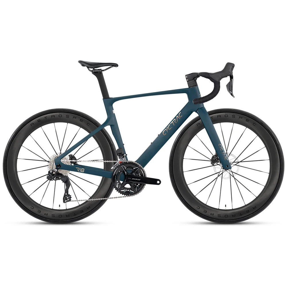 *TWITTER Newest Style R18 Racing Full Carbon Light Weight Road Bike With  R7170-24S Wireless Di2 Electric Disc Brake Racing Bike