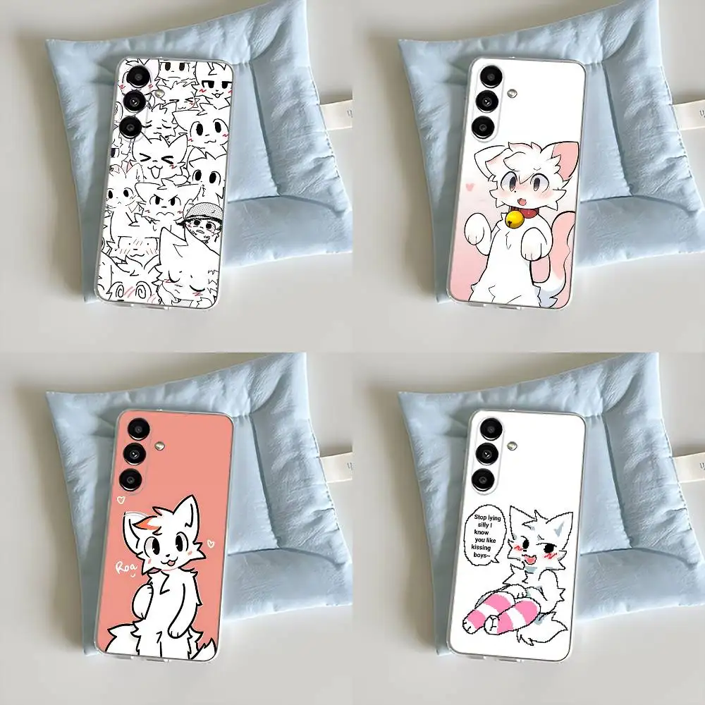 

Boykisser Phone Case For Samsung S30,23,21,22,20, FE lite,S10,9,8,7 PIus Note20ultra Transparent